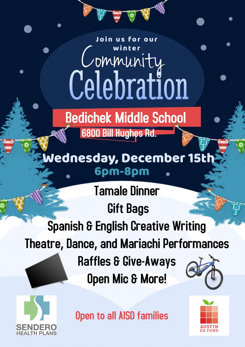 community celebration flyer