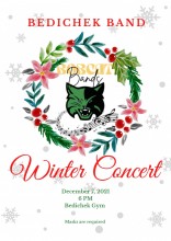Band winter concert flyer
